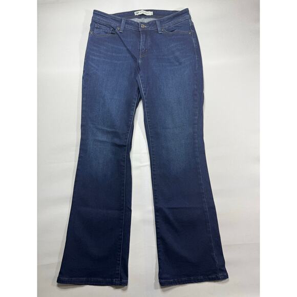Levi's 529 Women's Curvy Bootcut Blue Denim Jeans - Size 12 - 31x32 (32x31.5) - Picture 1 of 6